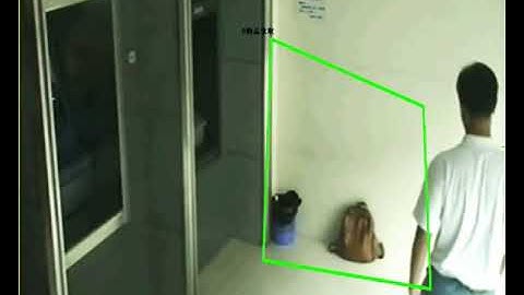 Object missing CCTV footage real-time