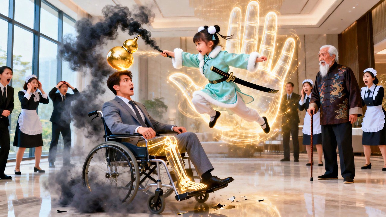 CEO con pierna rota incurable; niña 5 años la sana al instante: pequeña diosa de la suerte！