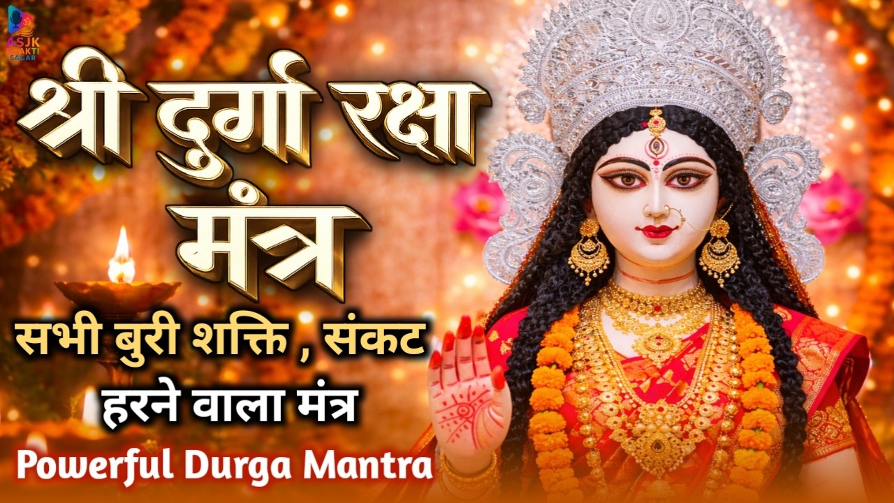 श्री दुर्गा रक्षा मंत्र | Sri Durga Raksha Mantra | Powerful Protection ...