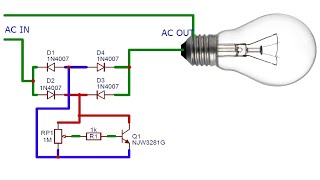 You Didn't See This - How To Make Transformerless Transistor Controlled Adjustable AC Power Supply