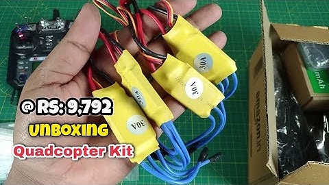 Complete Quadcopter kit unboxing: How to make RC drone under Rupees 10000/ Best price drone kit