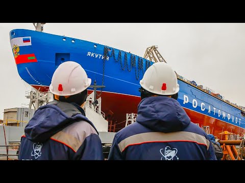 Как строят самые большие и мощные атомные ледоколы
