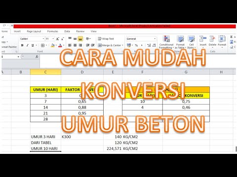 Video: Umur Beton