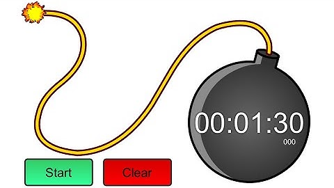 1 MINUTE 30 SECOND BOMB TIMER
