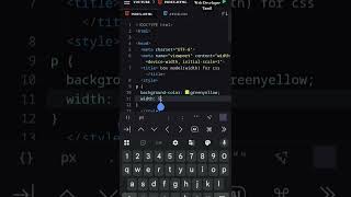 🎨Width:50vw - What Does It Means?  | CSS Tutorial Tamil |          #css #viral #html #tamil #coding