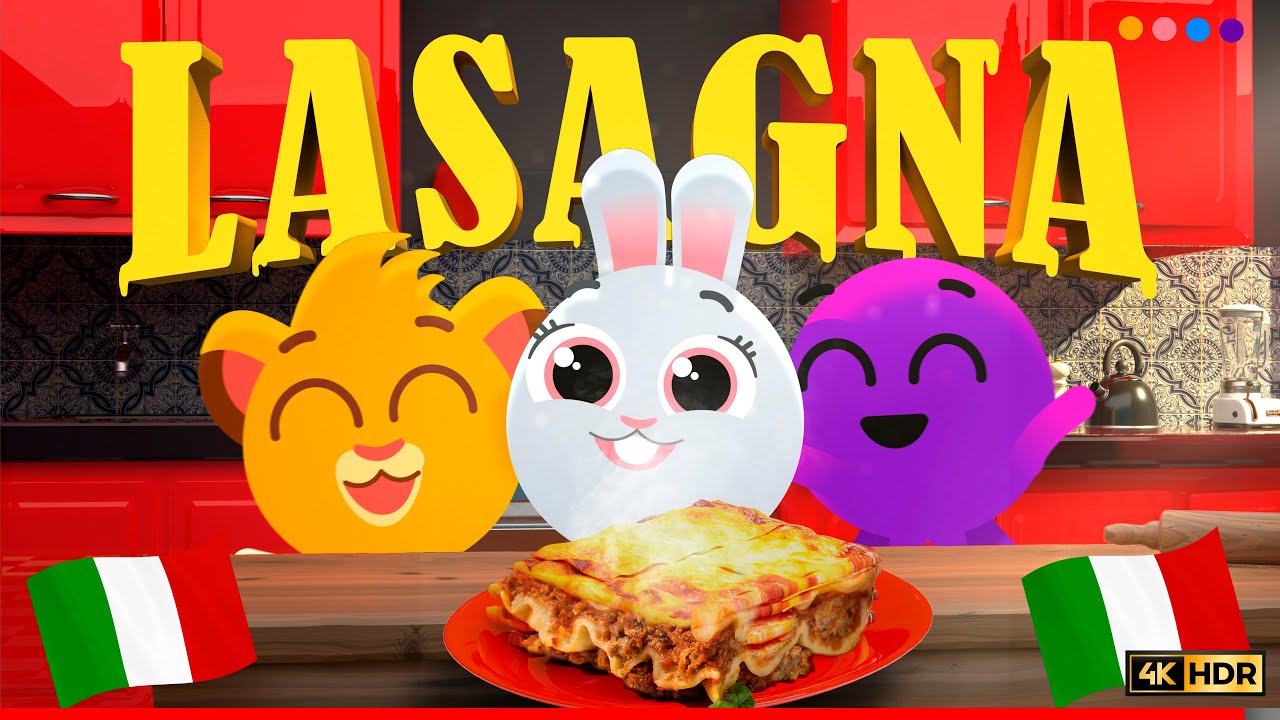 Lasagna Song  Bolofofos  Canzone all Italia  Cartone Animato 