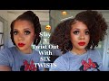 How to SLAY a Twist Out Using ONLY 6 Twists | Natural Hair Styles