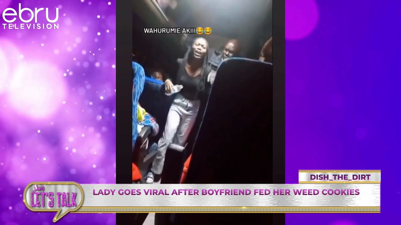 Девушка стала вирусной после того, как её парень накормил её печеньем с травкой. 