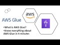 What is aws glue  aws glue explained in 4 mins  glue catalog  glue etl