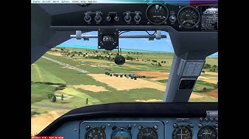 FSX Flight1 BN 2 Islander Landing in MYAM from MYNN