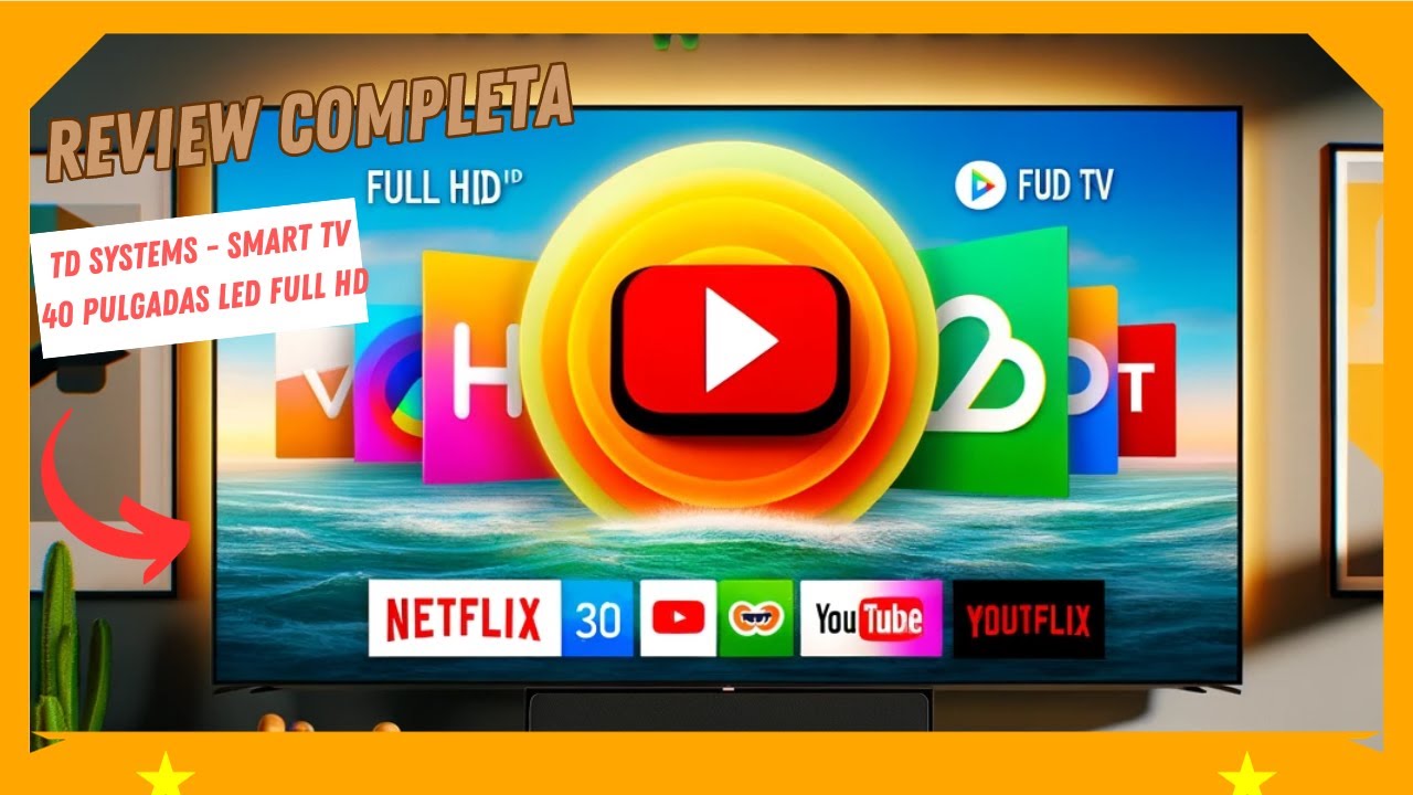 UNBOXING & REVIEW TD Systems K40DLX14GLE Hey Google Model 2021 - Smart TV  40 Pulgadas Full HD 