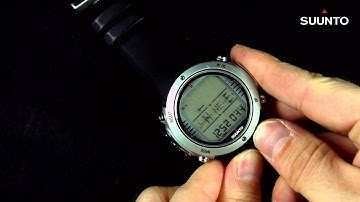 Suunto D6i - How to calibrate compass and set bearing