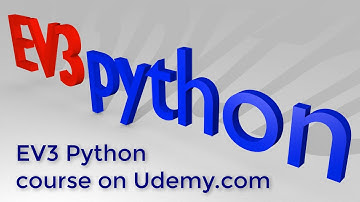 Learn how to program the Lego EV3 robot with Python on Udemy