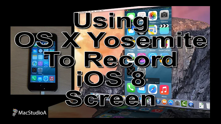 Using OS X Yosemite To Record iOS 8 Screen