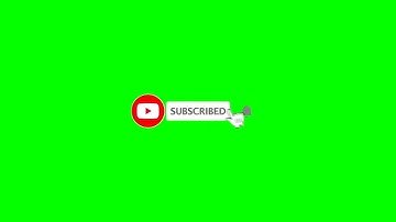 GREEN SCREEN ANIMATED SUBSCRIBE BUTTON | NO COPYRIGHT mouse click with sound