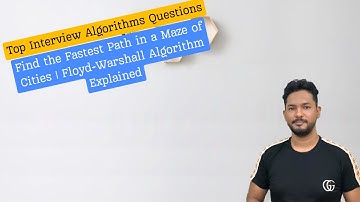 Find the Fastest Path in a Maze of Cities | Floyd-Warshall Algorithm Explained HackerRank Challenge