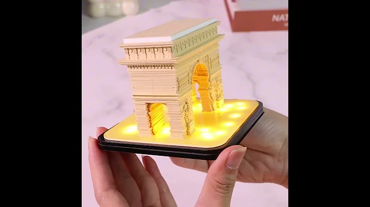 #Omoshiroi Block #Calendar2026 #Triumphal Arch With Light #3D Memo Pad #Table Decoration #Novel Gift