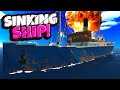 Our Ship Sank After It EXPLODED During a Storm! (Stormworks)