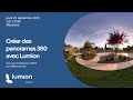 Créer des panoramas 360° avec Lumion