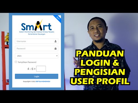 #1 APLIKASI SMART 2021 - PANDUAN LOGIN DAN PENGISIAN USER PROFIL