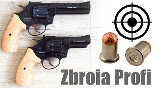 Револьвер под патрон Флобера Zbroia Profi 3&quot; и Profi 4.5&quot; Украина. Обзор с отстрелом