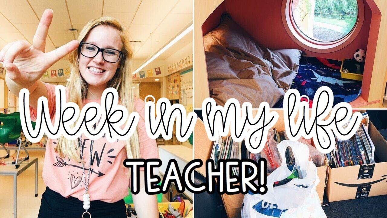 WEEK IN MY LIFE AS A FIRST YEAR TEACHER | WEEKLY VLOG 1 | DAY IN THE ...