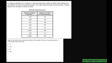 Example on how to use the linear regression function in the calculator