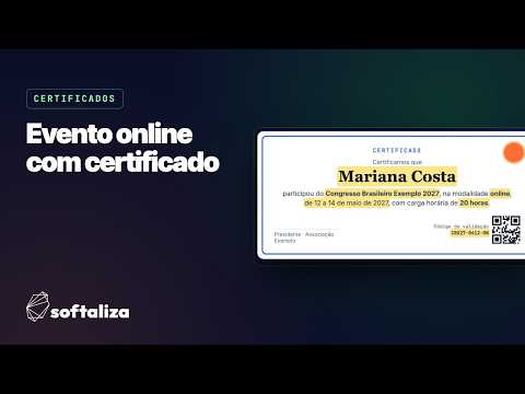 Evento online com certificado: como emitir e validar | Softaliza