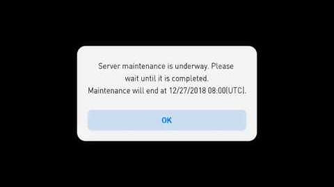 Server maintenance is underway PES 2019 Android / Mobile