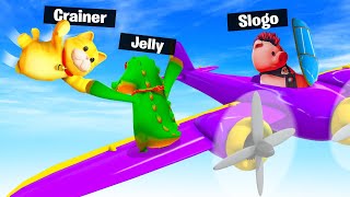 Try To STAY On The PLANE! (Party Animals)