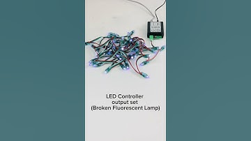 LED Controller output set (Broken Fluorescent Lamp) #escaperoomsupplier #puzzles #asmr #escaperoom