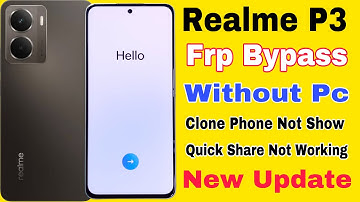 Realme P3 5G Frp Bypass | Without Pc | Google Account Lock Unlock - Android 15 New Update 2025