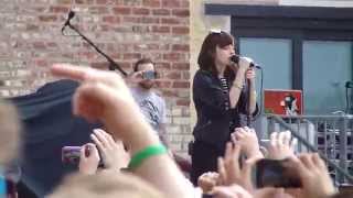 Chvrches performing The Mother We Share