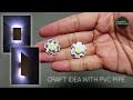 How to Make Wall Decoration Lights | Craft Ideas with PVC Pipe and PVC Interior Film