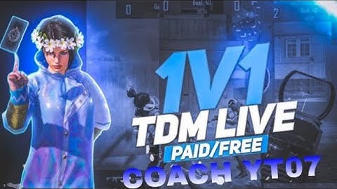 BGMI LIVE 1V1 TDM UNLIMITED CUSTOM ROOMS WITH COACH YT 🔥| BGMI | PUBG MOBILE | LIVE #bgmi #viral