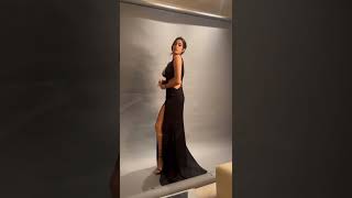 Janhvi Kapoor In Black Dress