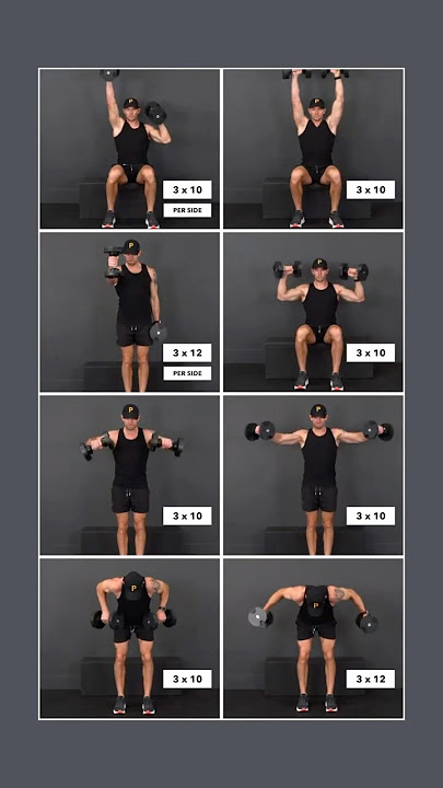 Download lagu 8 Shoulder Exercises with Dumbbells ONLY! #shoulderworkout