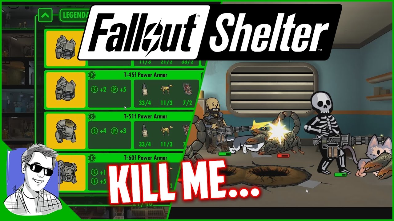 provokere Konsekvent Populær Fallout Shelter Vault 628 All The Power Armor EP30 - YouTube