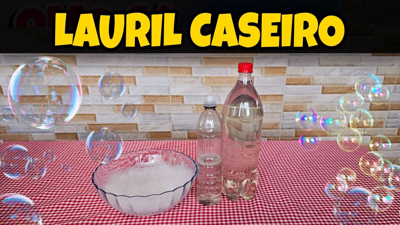 LAURIL CASEIRO FÁCIL COM 2 INGREDIENTES FAÇA SEUS SABÕES E DETERGENTES BOMBAREM NO PODER DE ESPUMA 😱