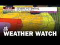 Tracking overnight storms