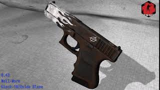 Glock 18  Oxide Blaze Wear/Float