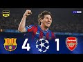 برشلونة 4 1 ارسنال 2010 سوبر هاتريك تاريخى من ميسى تعليق الاسطورة عصام الشوالى 