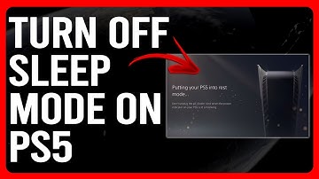 How To Turn Off Sleep Mode On PS5 (How To Disable Sleep Mode/Rest Mode On PS5)