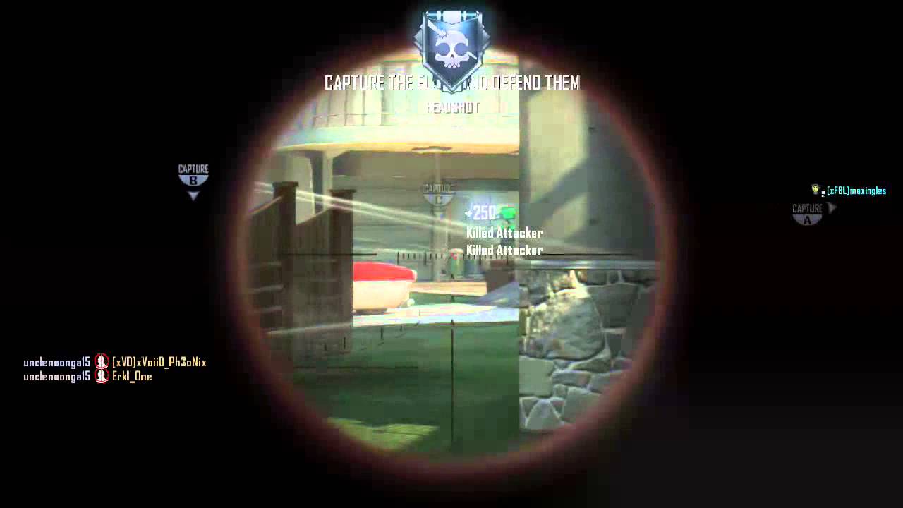 Black ops 2 - triple SVU wallbang on nuketown
