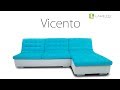 Элитный угловой диван Vicento с раскладным механизмом Пума