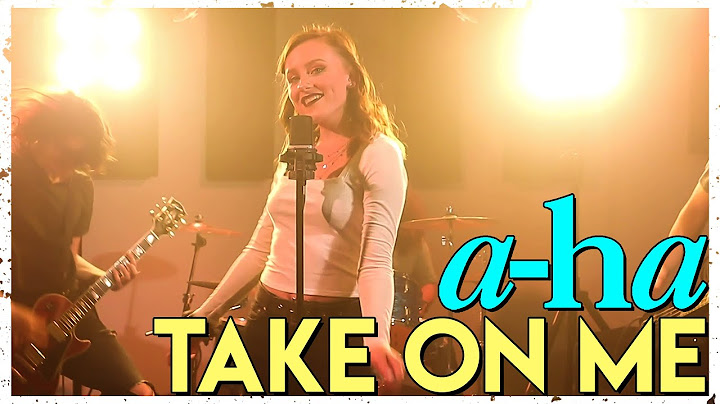 Take On Me Cover version - Cover performance video thumbnail