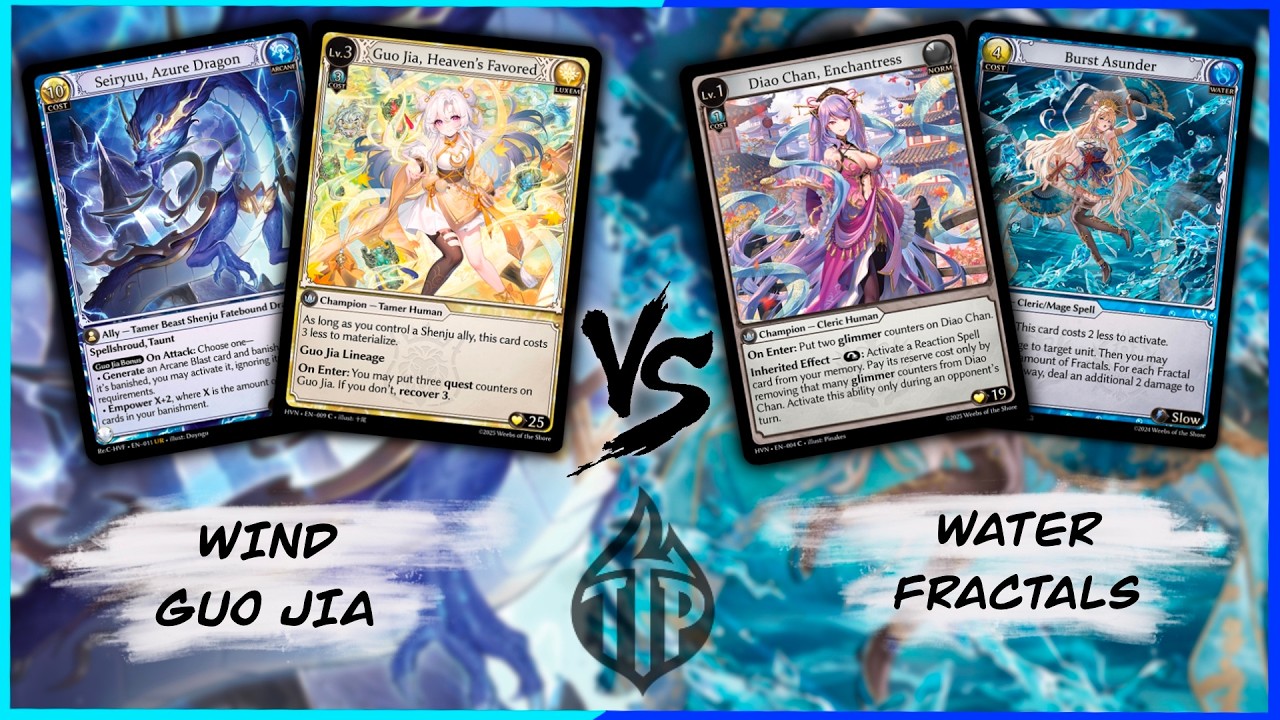 Wind Turbo Seiryuu VS Water Fractals (w/ hand cams) | Grand Archive Gameplay