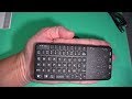 Ewin 2.4GHzワイヤレスキーボード ミニ無線キーボード 超軽量75g タッチパッド搭載 USBレシーバー付属