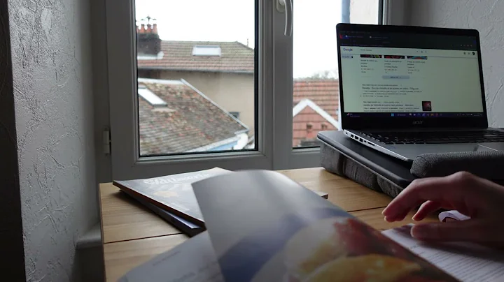 ASMR | study with me (gum chewing, typing, page turning, no music)