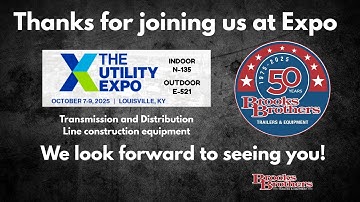 Join us at Utility Expo 2025 - See our latest Transmission and Distribution Equipment